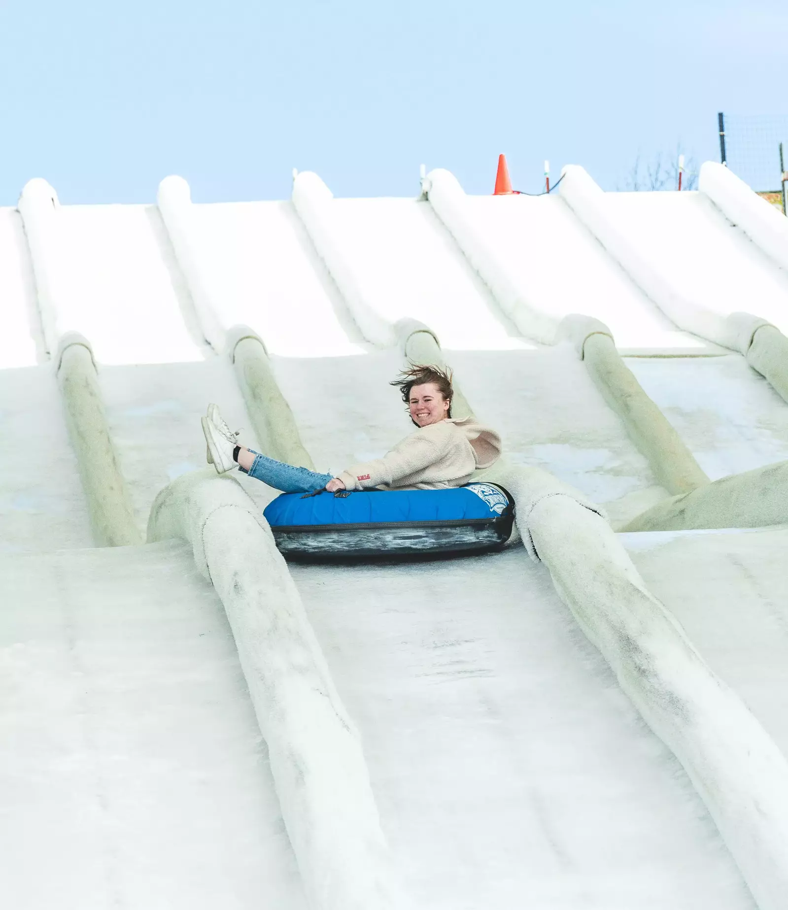 rowdy bear outdoor snow tubing hill