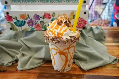 praline pecan milkshake