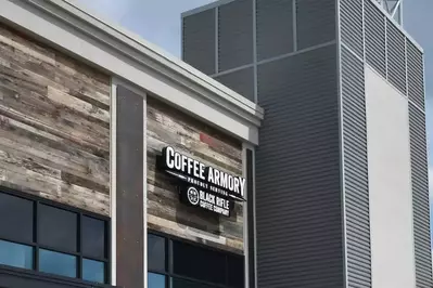 coffee armory at the tower shops in pigeon forge