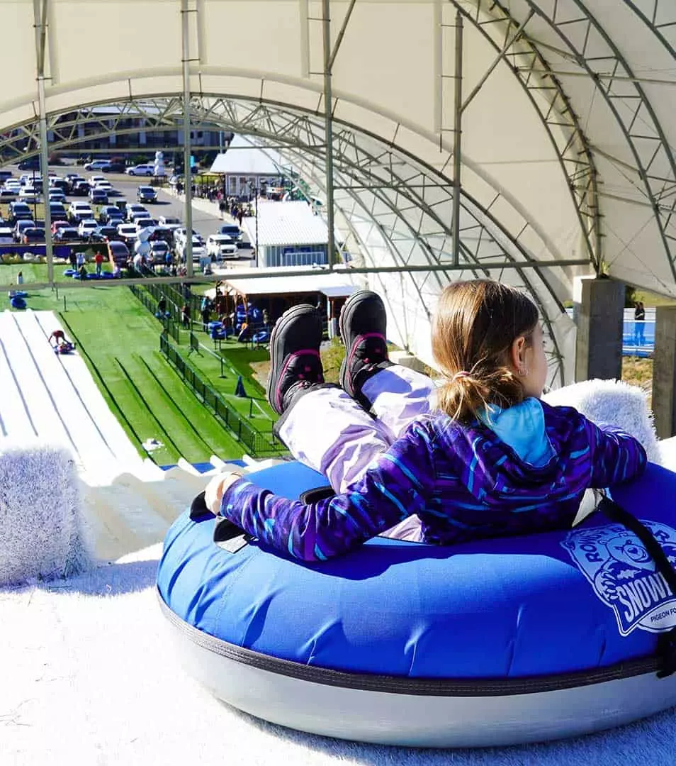 outdoor tubing hill