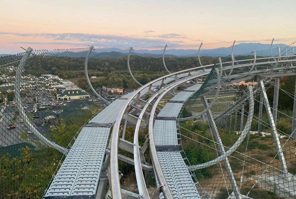 The Wild Stallion Mountain Coaster at SkyLand Ranch in Sevierville TN
