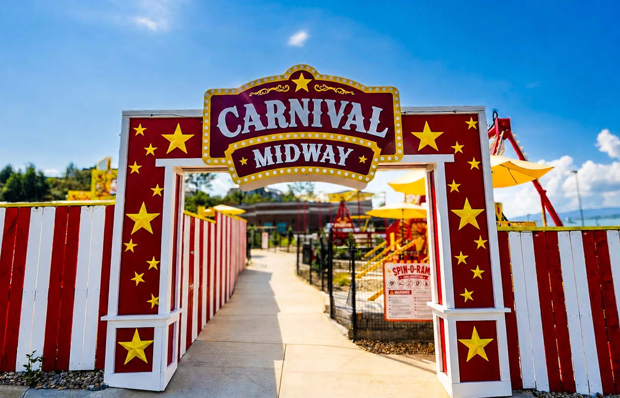 Carnival Midway at Rowdy Bear
