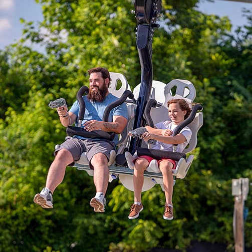 Laser Gun Coaster