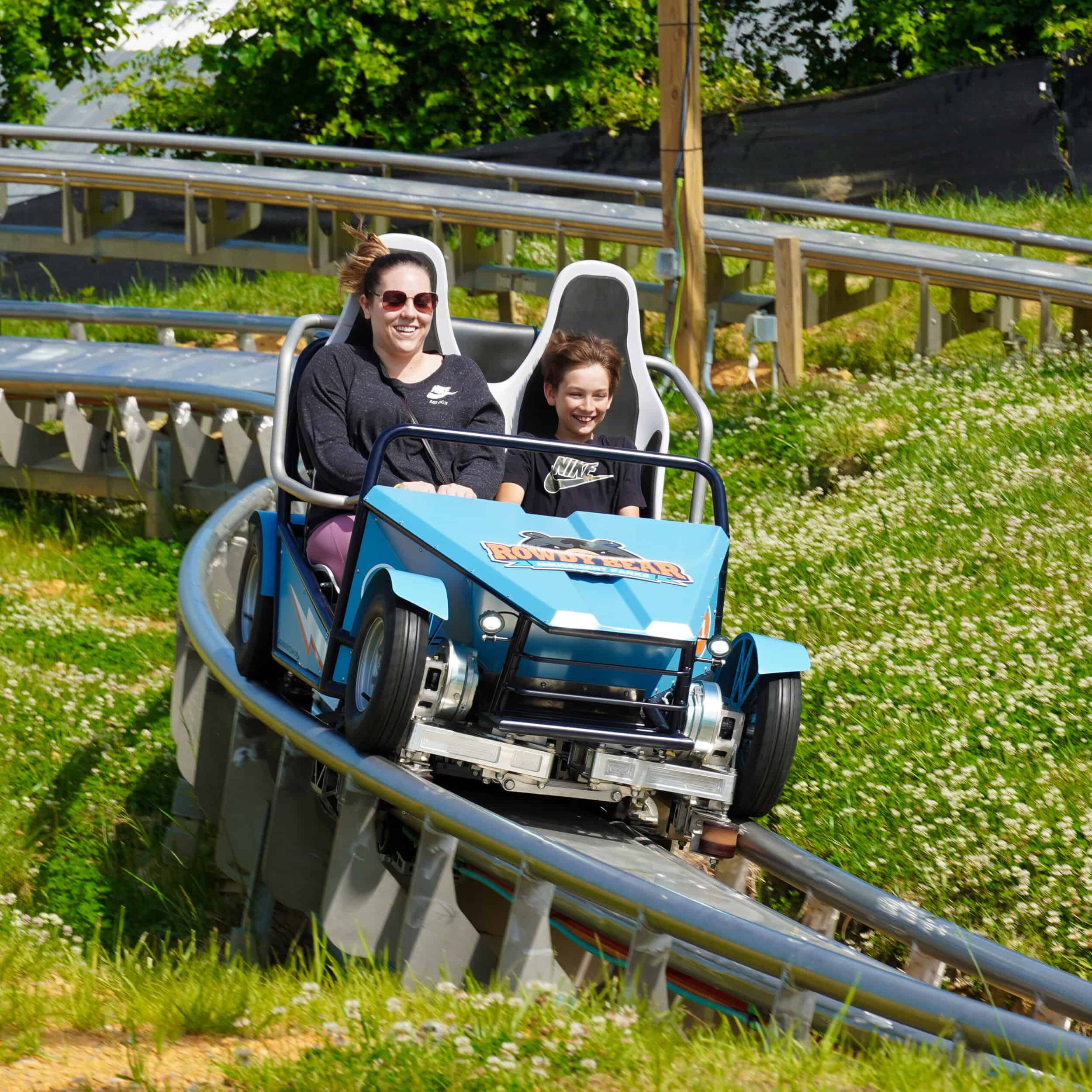 Couple on Alpine Coaster