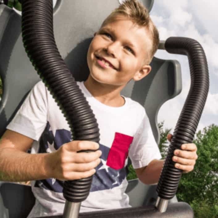 Boy on Alpine Flyer