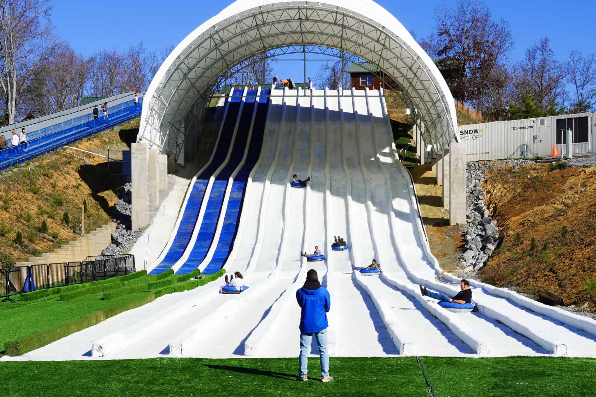 Pigeon Forge, TN Snow Tubing Hill