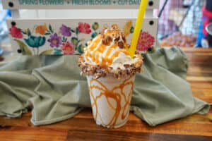 praline pecan milkshake