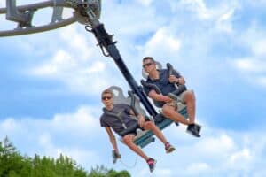 Laser Gun Coaster at Rowdy Bear's Smoky Mountain Snowpark 