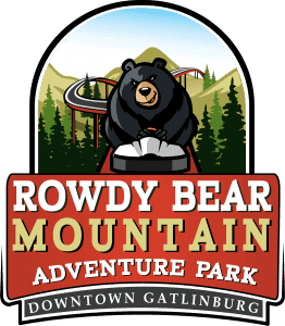 Rowdy Bear Mountain Adventure Park in Downtown Gatlinburg Logo