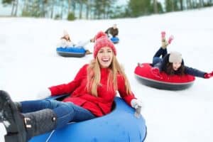 snow tubing 