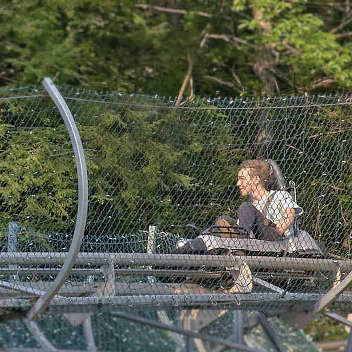 Couple on Alpine Coaster