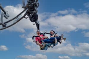 ski lift shootout coaster at rowdy bear smoky mountain snowpark