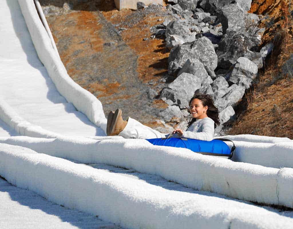 snow tubing