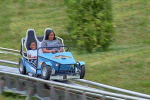 power coaster at Rowdy Bear's Smoky Mountain Snowpark in pigeon forge