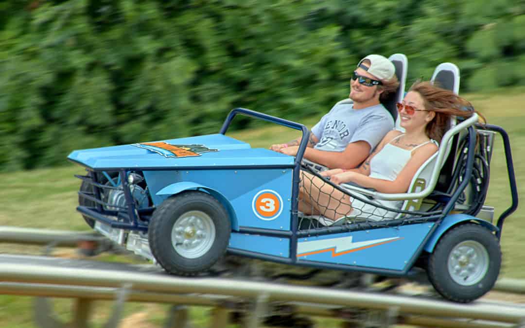 power coaster rowdy bear in pigeon forge