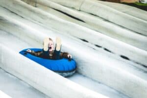 tubing hill at rowdy bear in pigeon forge tennessee