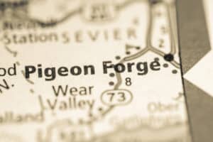 map of pigeon forge 