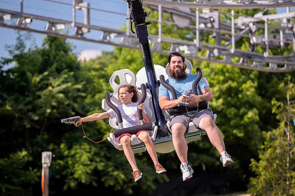 ski lift shootout at rowdy bear