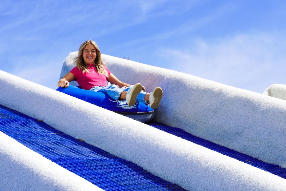 tubing hill at rowdy bear